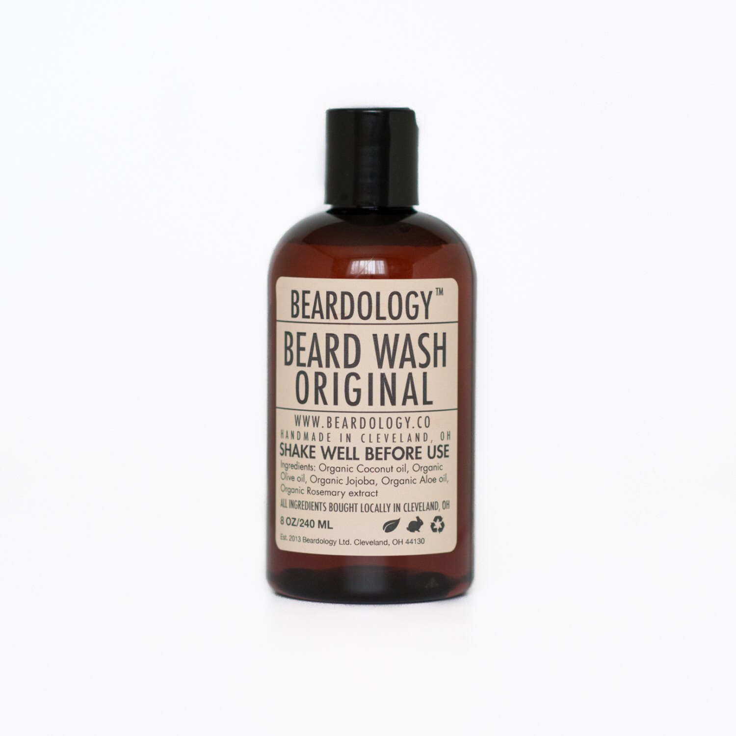 Beard Wash 8 Ounces All Natural