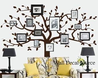 Family Tree Wall Decal, Tree Wall Decals for Nursery, Large Family Tree Wall Decal, Family Tree Wall Art, Story Book Tree Wall Decal