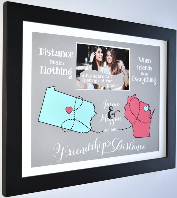 Moving Away Gift For Friend Long Distance Best Friend Gift