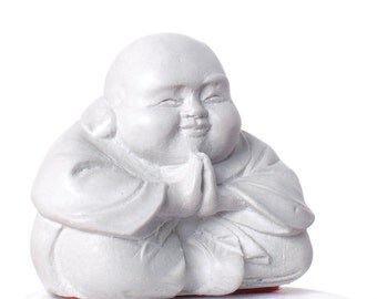 Small Buddha Statue: Great Meditation Buddy, Mindfulness Gift, Meditation Gift, or Desktop Paperweight -Cute Gift- Spend more time at peace!