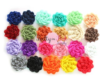 1" Mini Felt Flowers- You Choose Quantity- Diy Headband Supplies- Flower- Wholesale- Supply Shop