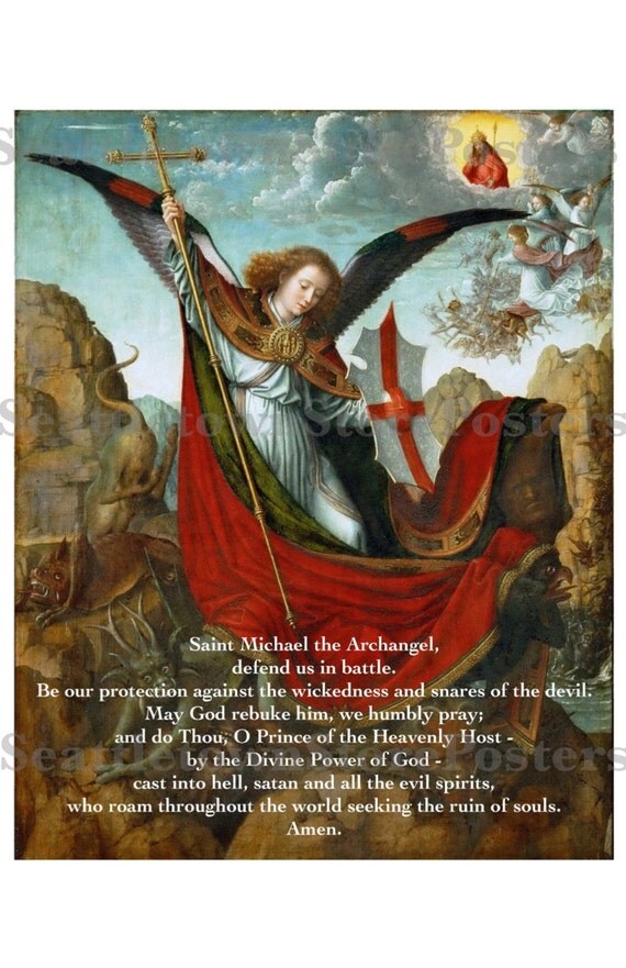 St michael the archangel prayer image