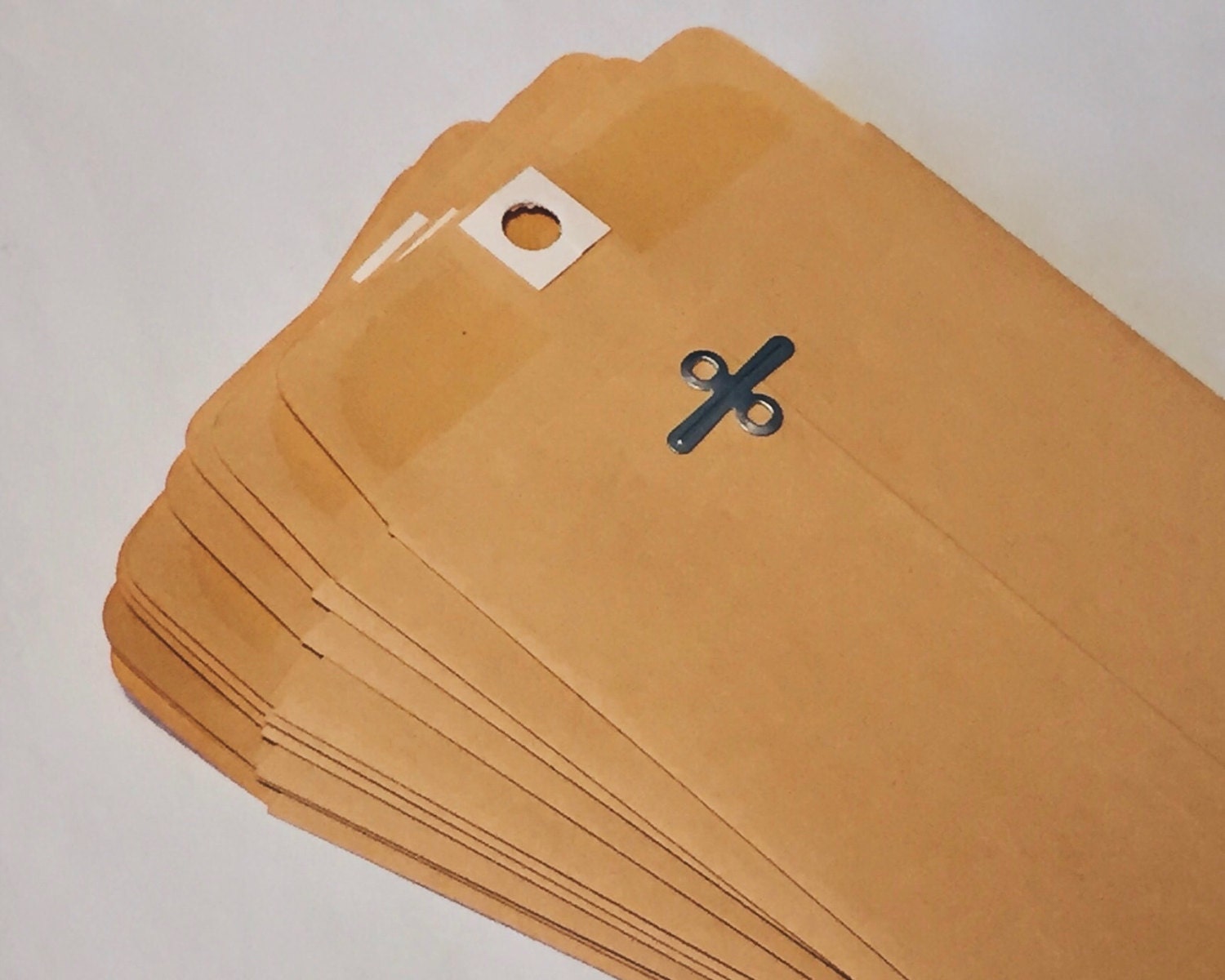 Kraft Envelope with Clasp 4 x 6 3/8 Manilla set