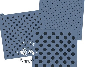 Polka Dot 5.5" x 5.5" Stencil