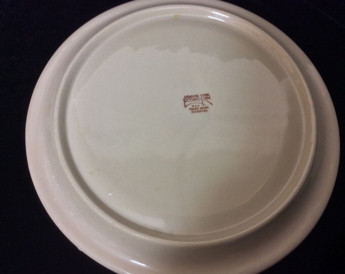 Vintage Syracuse China Restaurant Ware Grill Plate, Econorim, Divided Plate
