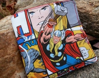 Boy's Super Hero Wallet, Comic Book Wallet, Boy's Bi-fold Wallet, First Wallet