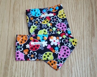 Ladybug Snack Bag - Reusable Snack Bags - Snack Baggie - Snack Pouch - Sandwich Bag - Fabric Snack Bag - Ladybug Bag - Goodie Bag - Handmade
