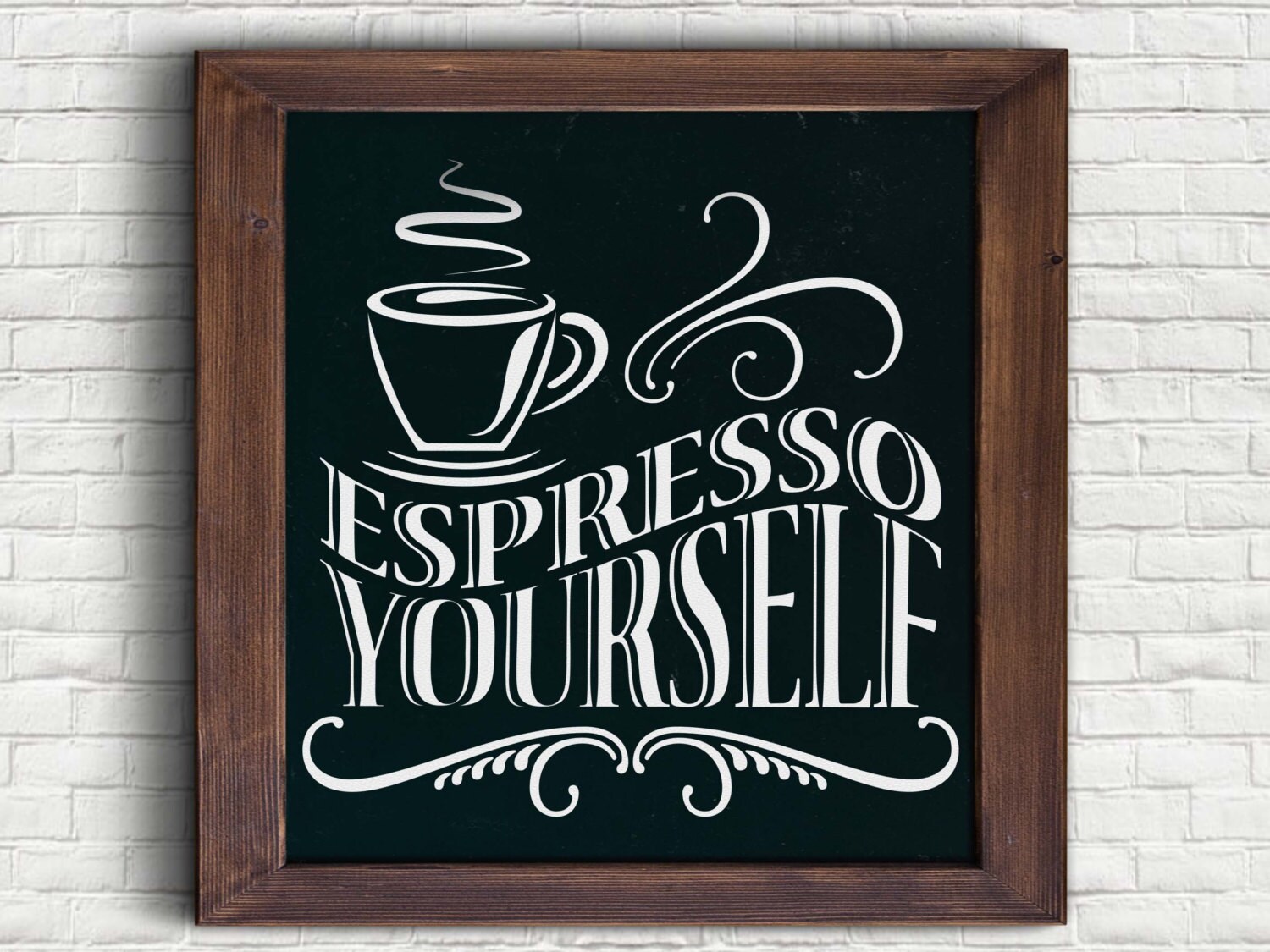Espresso Yourself Art SVG