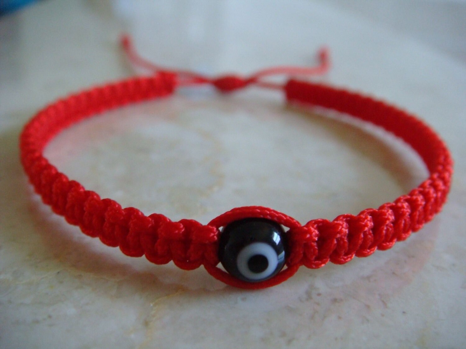 Red Kabbalah Bracelet Macrame bracelet Evil Eye Bracelet