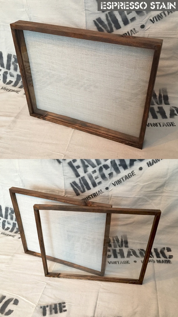 Items similar to Large Shadow Box Frame 16x20x1 Rustic Shadow Box