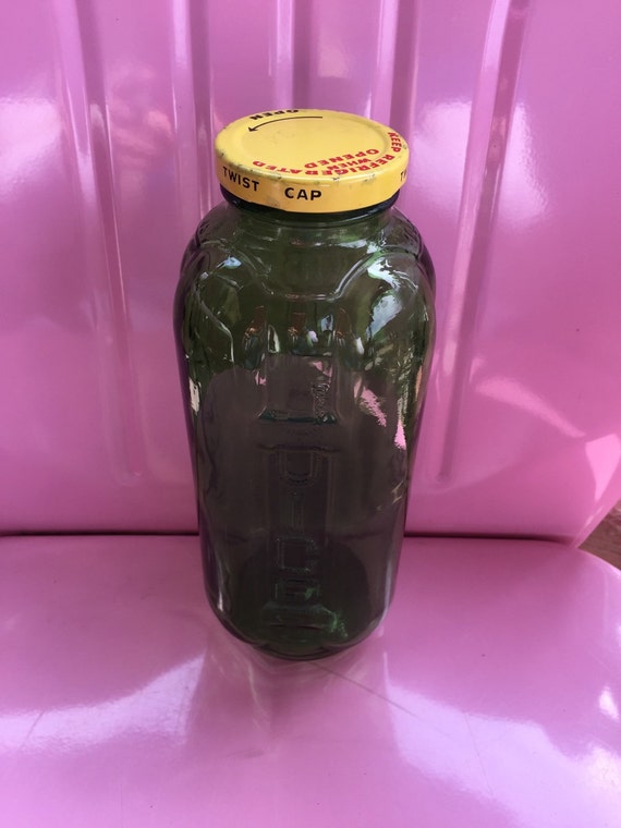 Vintage Glass Water/Juice Container