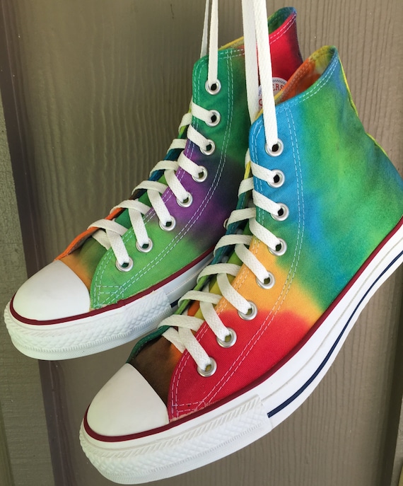 converse platform high top tie dye