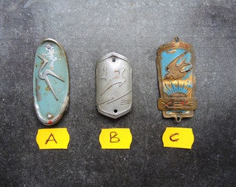 Vintage Cycles France Bicycle Head Badge Antique Bike French