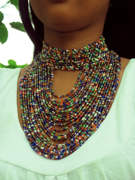 Necklace ,Hand made in my shop in usa river ,Tanzania