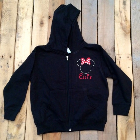 mickey zip up hoodie