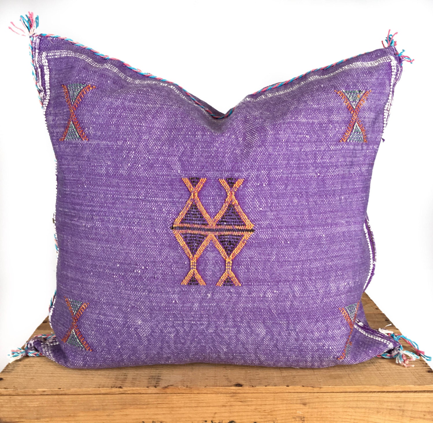 Moroccan Sabra Cactus Silk Pillow Cover