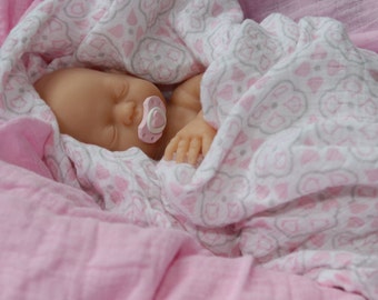 It's A Baby GIRL! FULL SILICONE Bathable Life Like Reborn Pacifier Doll