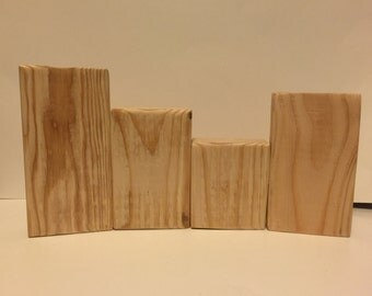Unfinished Wood Blocks - DIY - Wood Blocks - Unfinished