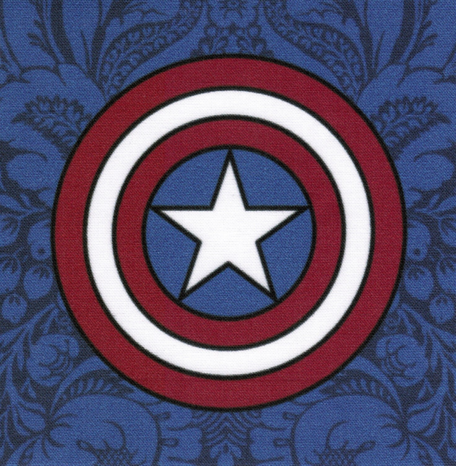 DISCONTINUED Captain America Logo fabric print