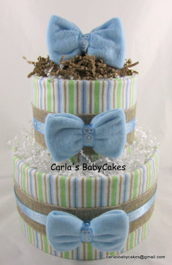 Items similar to Boy diaper cake Bow tie diaper cake Baby diaper