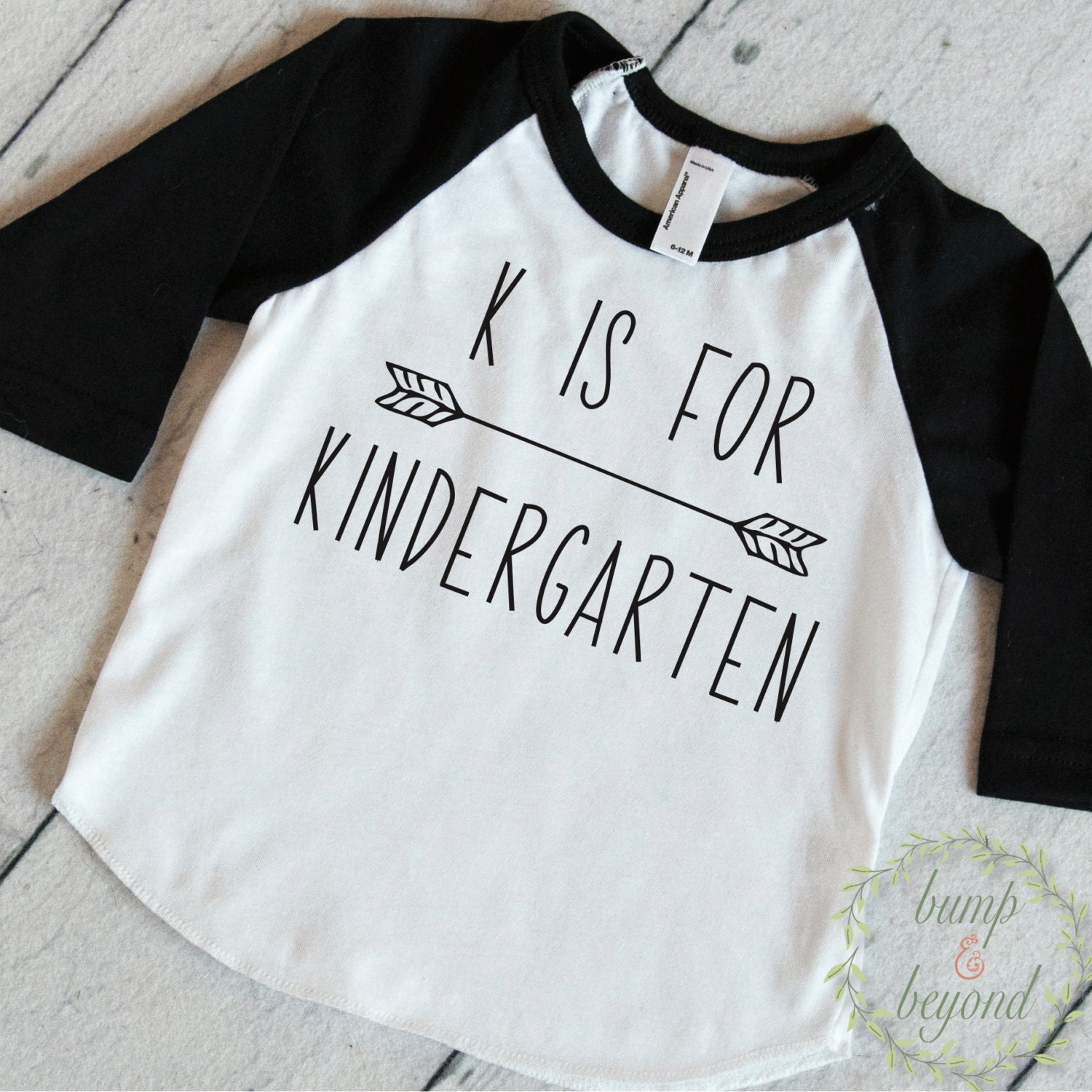 First Day of Kindergarten Outfit Kindergarten Shirt K is For