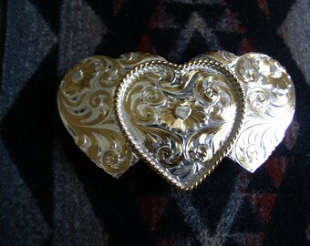 Heart shaped belt buckle | Etsy