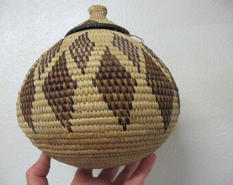 Zulu Basket African Basket African Covered Basket