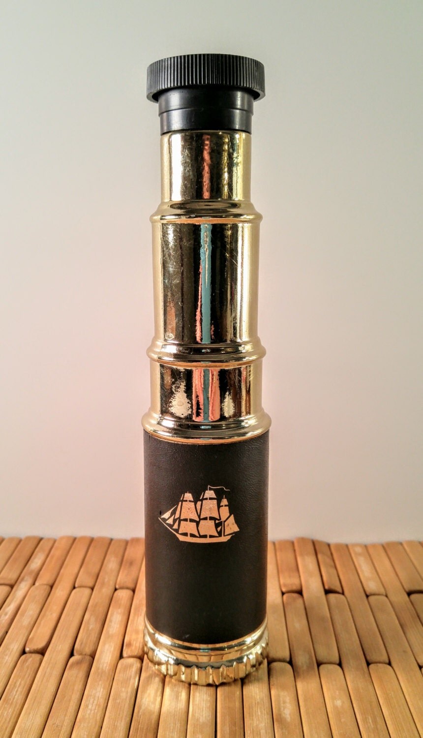 Vintage Old Spice Telescope Cologne Decanter Bottle.