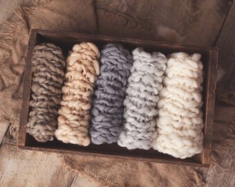Newborn knitted blanket.. newborn prop... newborn photography prop...mini blanket...