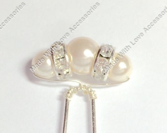 Pearl Hair Pins - Pearl Bobby Pins - Bridal Hair Accessories - Bridesmaids Hair Accessories - Wedding Accessories - Prom Hair