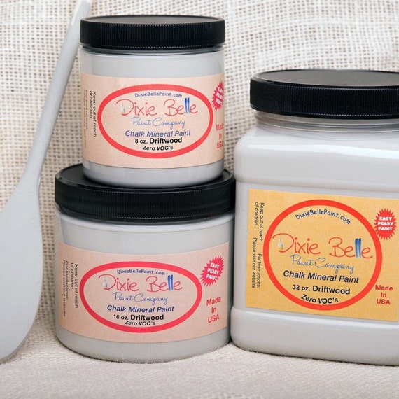 Dixie Belle Chalk Paint Driftwood 8 oz by ThePeacefulPenguin
