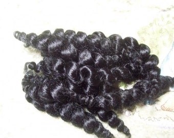 CuRLy BLacK MoHaiR FoR Reborn 1/4 OuNcE