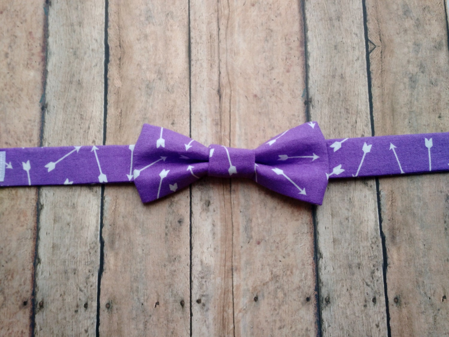 Purple Arrow Bow Tie Photo Prop Baby/Toddler Bow Tie