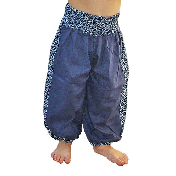 Alibaba summer pants kids sarouel kids harem pants dark