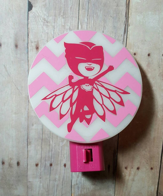 Owlette led night light PJ party masks bedroom decor makes a