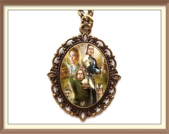 Willow Cameo Necklace / Madmartigan Willow Ufgood Queen Bavmorda Sorsha fantasy film movie