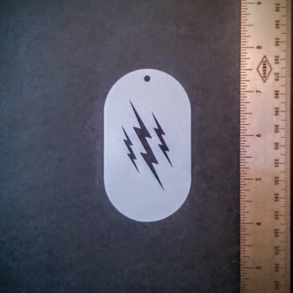 Stencil Lightning Bolt Medium