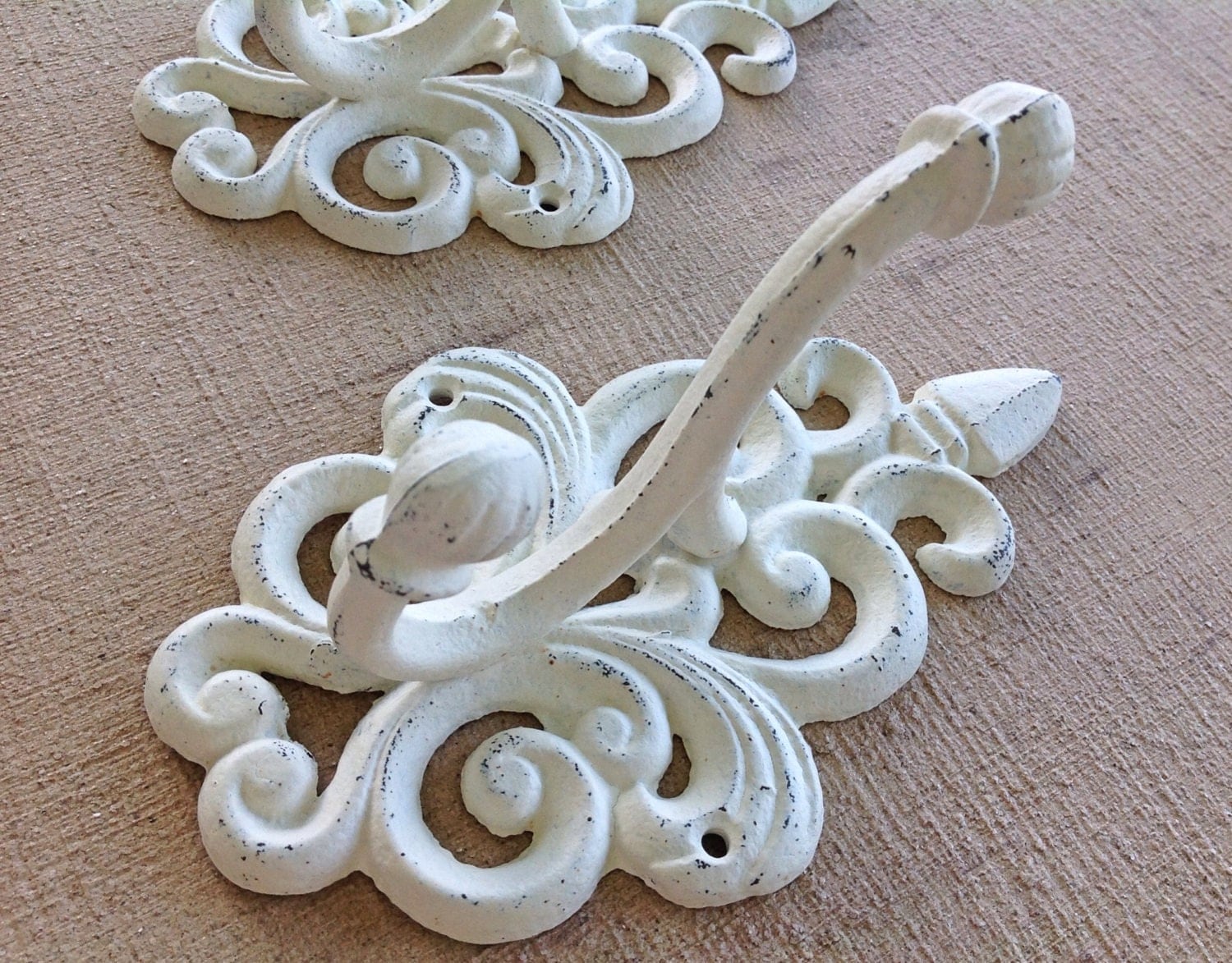 vintage bath towel hooks