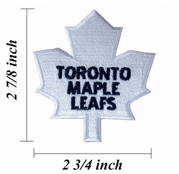 Toronto Maple Leafs White Logo Embroidered Iron Patches
