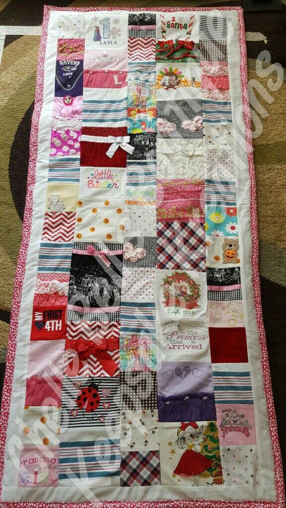 Custom Baby Keepsake Quilt by ChelleBellsBoutique on Etsy