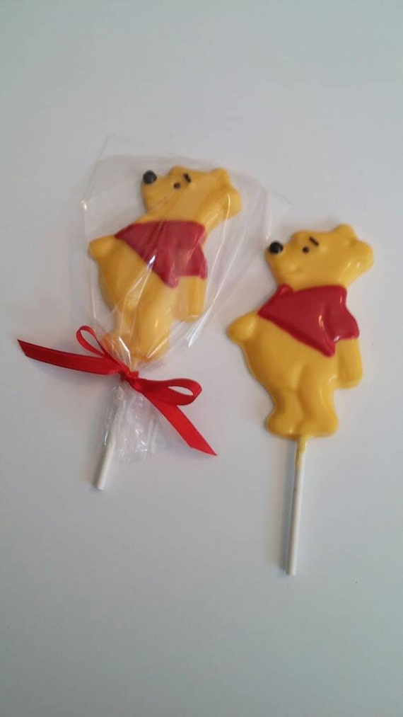 Winnie the Pooh Chocolate Lollipops