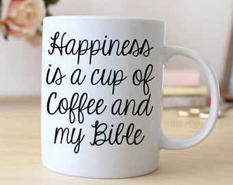 Bible Coffee Mug - Christian Coffee Mug for Her