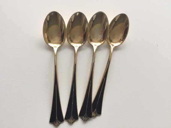 Set of 4 David Andersen norway sterling spoons sterling