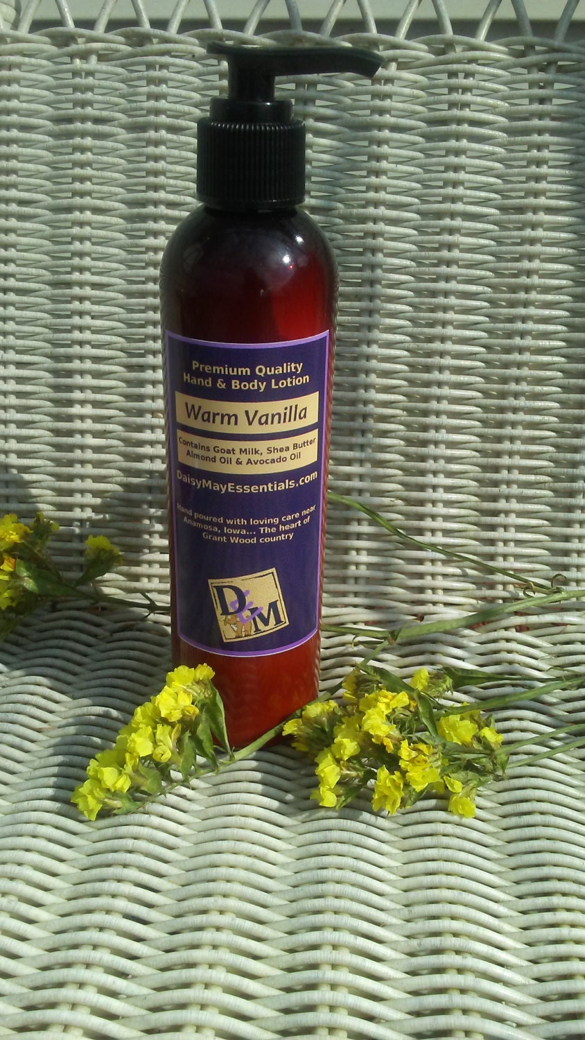 Goat's Milk Body Lotion 8 oz Reduces Scaring Reduces