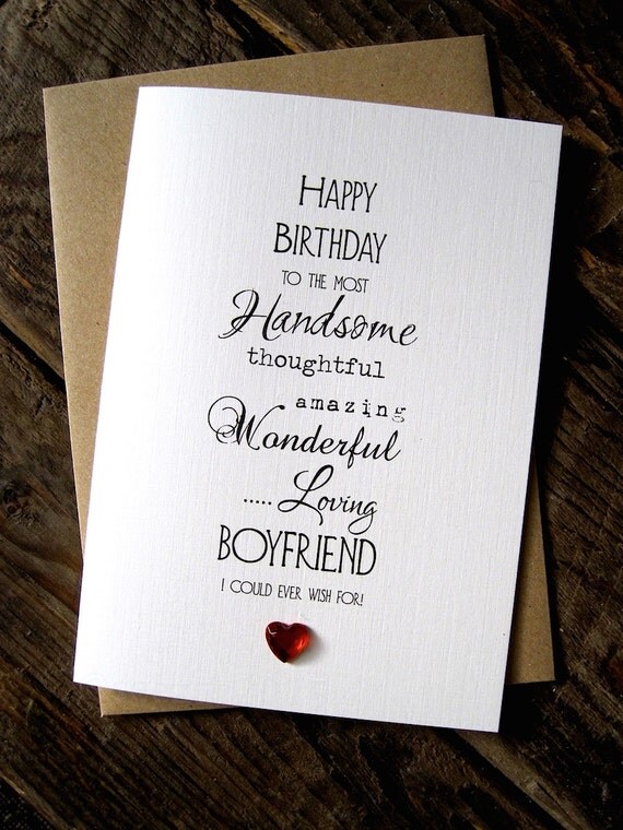Designer Typography Birthday Card Wife Husband Boyfriend