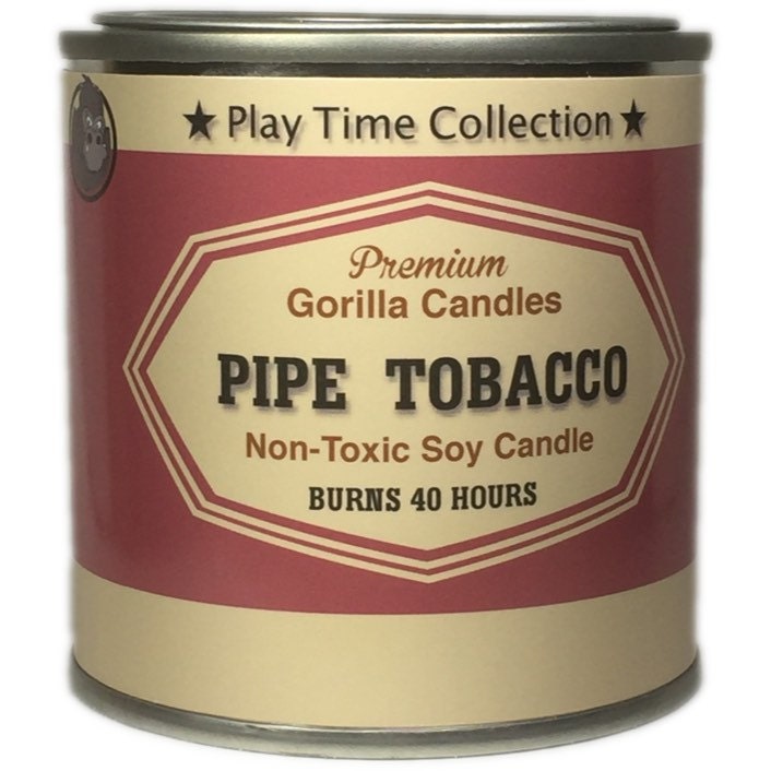 Pipe Tobacco Scented Soy Candle by GorillaCandles on Etsy