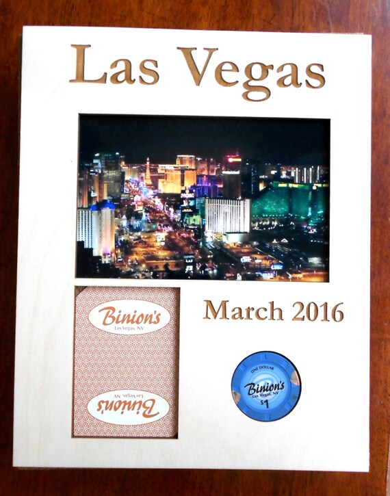 Custom Poker Chip Display Frame Poker Player Gift Las Vegas