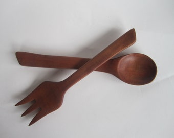Salad Server Wooden Rosie Ross ROR417 - Better World Arts main image 0