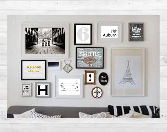 Gallery Wall Prints items similar to personalized gallery wall art, custom art prints Gallery Wall Prints items similar to personalized gallery wall art, custom art prints