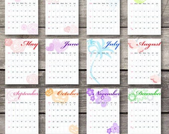 8x11 calendar | Etsy